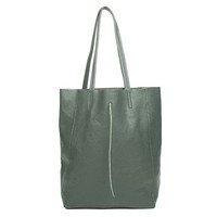 Женская кожаная сумка Italian Bags Темно-зеленый (8498_dark_green)