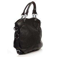 Женская кожаная сумка Italian Bags Черный (8079_black)