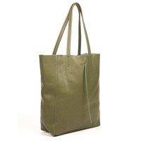 Женская кожаная сумка Italian Bags Зеленый (8498_green)