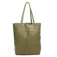 Женская кожаная сумка Italian Bags Зеленый (8498_green)