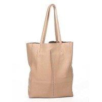 Женская кожаная сумка Italian Bags Таупе (8498_taupe)