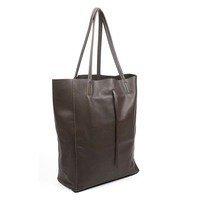 Женская кожаная сумка Italian Bags Темно-коричневый (8499_dark_brown)