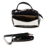 Женская кожаная сумка-клатч Italian Bags Черный (8508_black)