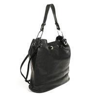 Женская кожаная сумка Italian Bags Черный (8510_black)