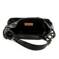 Женская кожаная сумка Italian Bags Черный (8510_black)