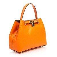 Женская кожаная сумка Italian Bags Оранжевый (8966_orange)