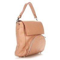 Женская кожаная сумка Italian Bags Розовый (8973_cipria)