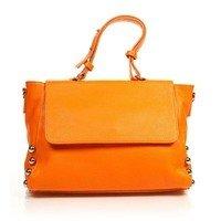 Женская кожаная сумка Italian Bags Оранжевый (8981_orange)