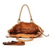 Женская кожаная сумка Italian Bags Коньячный (9351_vintage_cuoio)