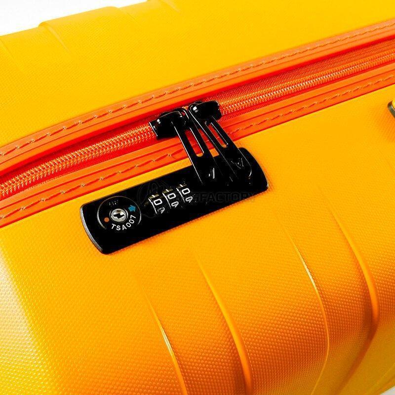 Чемодан на 4-х колесах Roncato Box 2.0 118л Желтый/Оранжевая молния (5541 12 06)