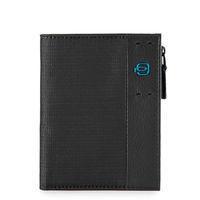 Портмоне Piquadro PULSE ChevronBlack с отдел. для монет на молнии (PU4526P16_CHEVN)