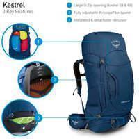 Туристический рюкзак Osprey Kestrel 68 Picholine Green M/L (009.1849)