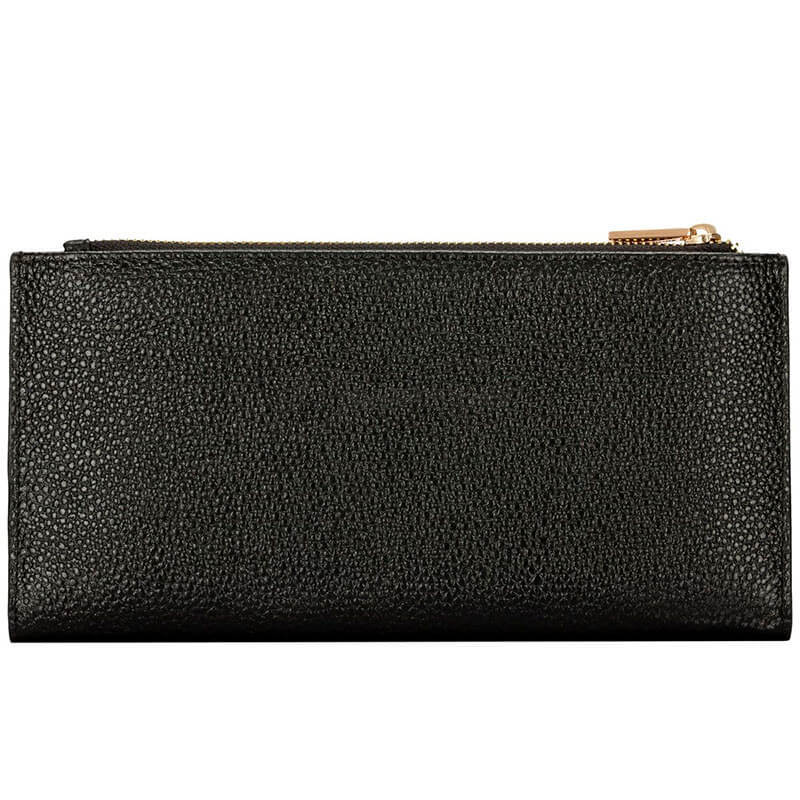 Кошелек женский кожаный Smith & Canova Althorp Black-Tan (26801 BLK-TAN)