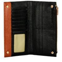 Кошелек женский кожаный Smith & Canova Althorp Black-Tan (26801 BLK-TAN)