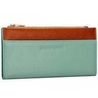 Кошелек женский кожаный Smith & Canova Althorp Blue-Tan (26801 BLUE-TAN)