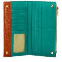 Кошелек женский кожаный Smith & Canova Althorp Blue-Tan (26801 BLUE-TAN)