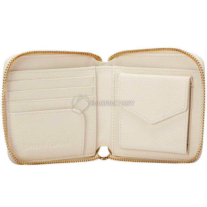 Кошелек женский кожаный Smith & Canova Althorp Cream-Tan (26803 CREAM-TAN)