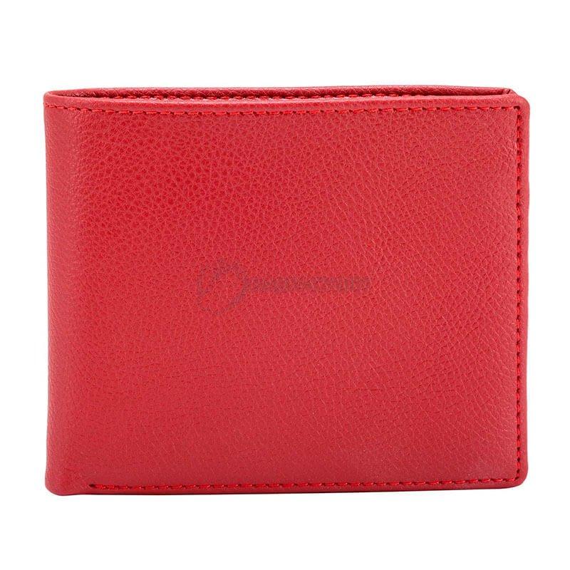 Кошелек мужской кожаный Smith & Canova Devere Red-Black (26826 RED-BLK)