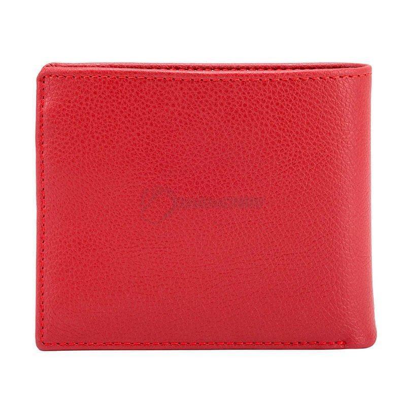Кошелек мужской кожаный Smith & Canova Devere Red-Black (26826 RED-BLK)