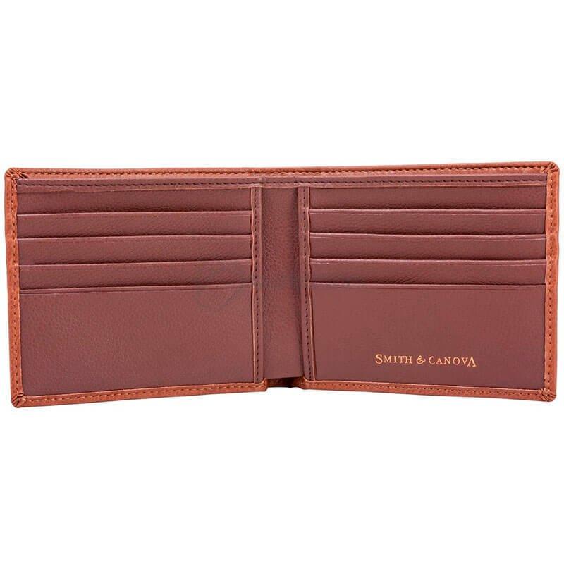 Кошелек мужской кожаный Smith & Canova Devere Tan-Brown (26826 TAN-BRN)