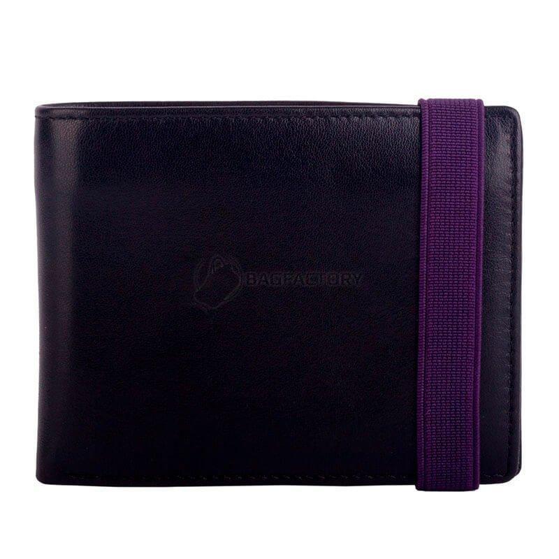 Кошелек мужской кожаный Smith & Canova Bowgett Black (28589 BLK)