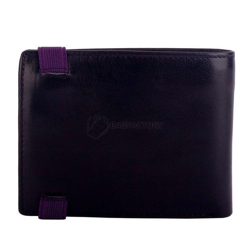 Кошелек мужской кожаный Smith & Canova Bowgett Black (28589 BLK)