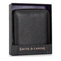 Кошелек женский кожаный Smith & Canova Asquith Black (28651 BLK)