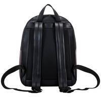 Городской кожаный рюкзак Smith & Canova Francis Black-Burgundy (92901 BLK-BRG)