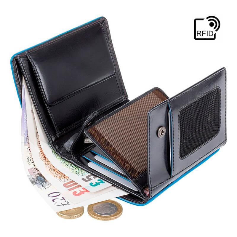 Портмоне мужское кожаное Visconti Ralph Italian Black (ALP87 IT BLK)