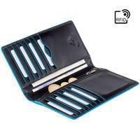 Кошелек мужской кожаный Visconti Jean-Paul с защитой RFID Italian Black (ALP88 IT BLK)