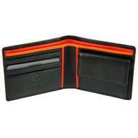 Портмоне мужское кожаное Visconti BD10-M Black/Red/Orange (BD10 BK/RD/OR)