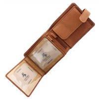 Портмоне мужское кожаное Visconti Archimedes Коричневый (DRW30 TAN)