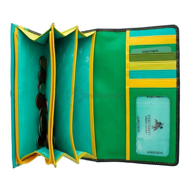 Кошелек женский кожаный Visconti Neptune Lily Pad (P2 LILLY PAD)