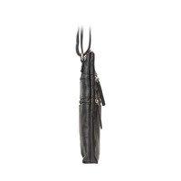 Женская кожаная сумка Visconti 18606 Slim Bag Black (18606 BLK)