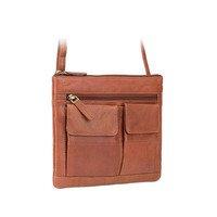 Женская кожаная сумка Visconti 18608/A Slim Bag Brown (18608 BRN)