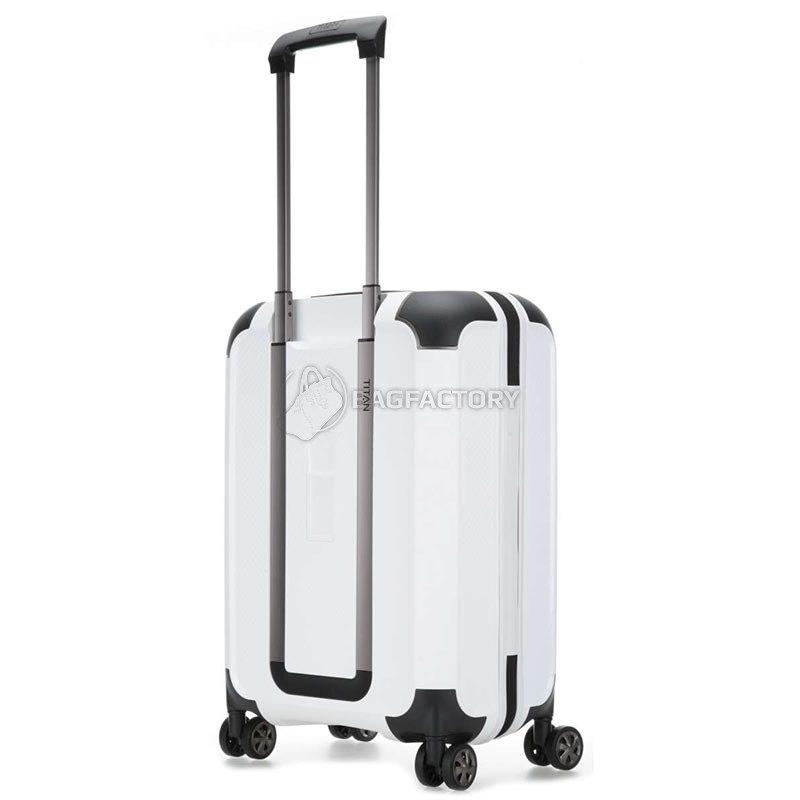 Чемодан на 4 колесах Titan COMPAX White S с USB 43л (Ti844406-30)