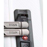 Чемодан на 4 колесах Titan COMPAX White S с USB 43л (Ti844406-30)