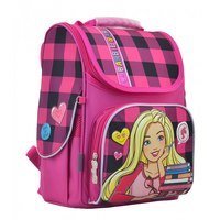 Рюкзак школьный каркасный 1 Вересня H-11 Barbie red 12л (555156)