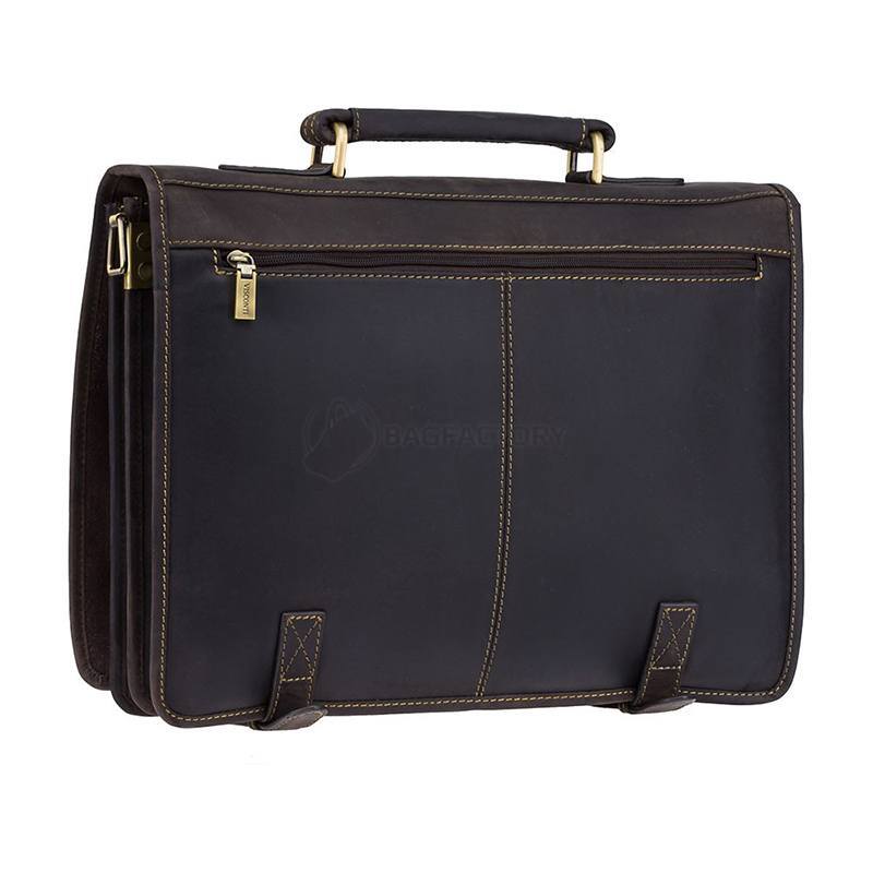 Портфель мужской кожаный Visconti Hulk Oil Brown (16134XL OIL BR)