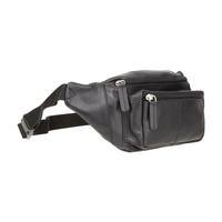 Поясная кожаная сумка Visconti Bumbag Black (720 BLK)