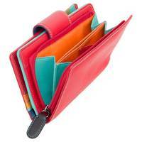 Кошелек женский кожаный Visconti Poppy c RFID Red Multi Spectrum (SP31 RED M)