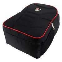Городской рюкзак Traum Черный с красным 20л (7050-41)