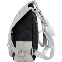 Сумка-рюкзак женская Traum Серый с черным 8л (7235-29)