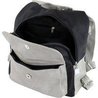 Сумка-рюкзак женская Traum Серый с черным 8л (7235-29)
