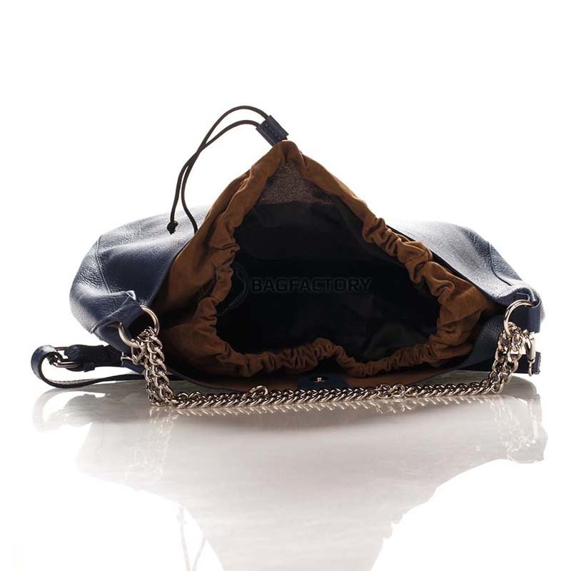 Женская кожаная сумка Italian Bags Синий (8972_blue)