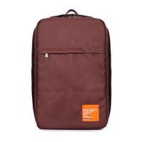Рюкзак для ручной клади Poolparty HUB Ryanair/Wizz Air/МАУ Коричневый 20л (hub-brown)