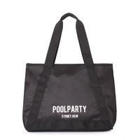 Женская летняя сумка Poolparty Laguna Черный (laguna-oxford-black)
