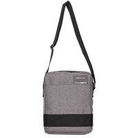 Мужская сумка на плечо Poolparty Серый (pool-94-oxford-grey)