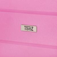 Чемодан TravelZ Big Bars L Pink (927275)