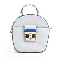 Кожаный клатч Italian Bags Голубой (6206_sky)